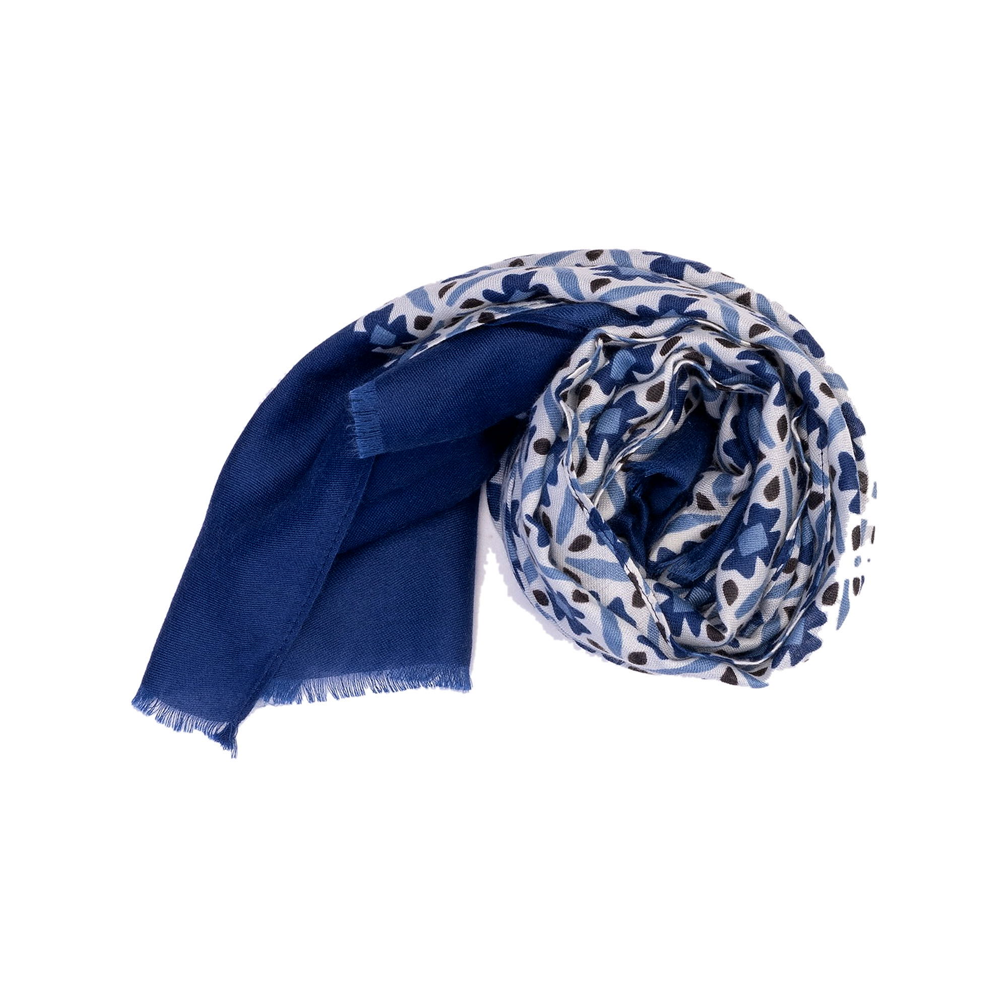 Bufanda Brera Floral Azul