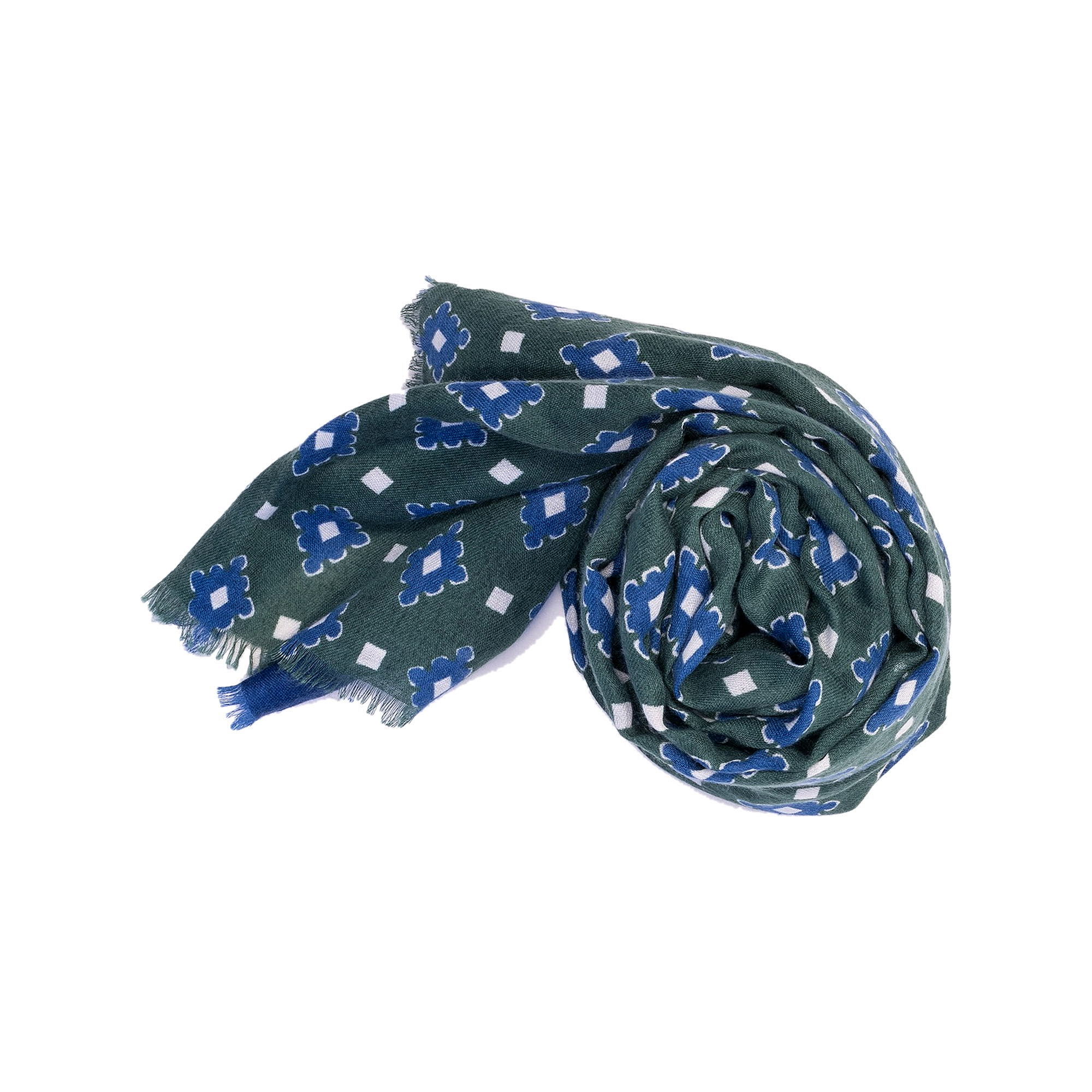 Bufanda Sempione Verde Azul