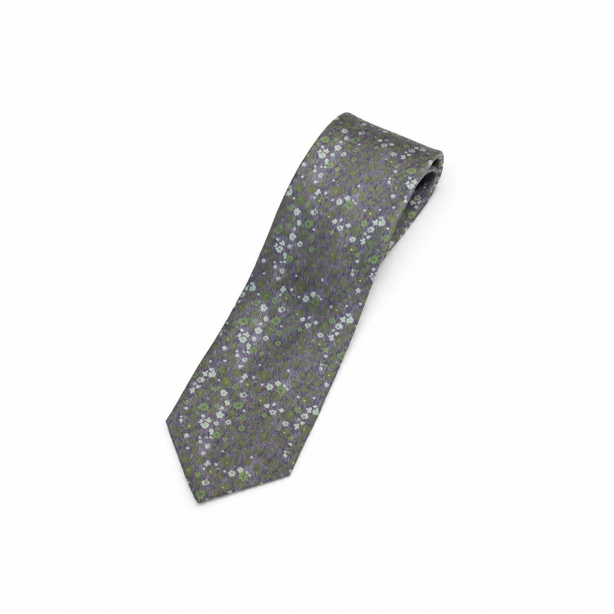 Corbata Porta Nuova Verde Floral
