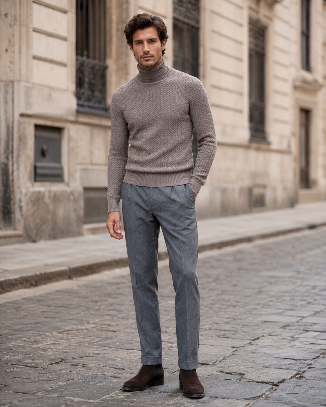 Suéter Tortona Taupe