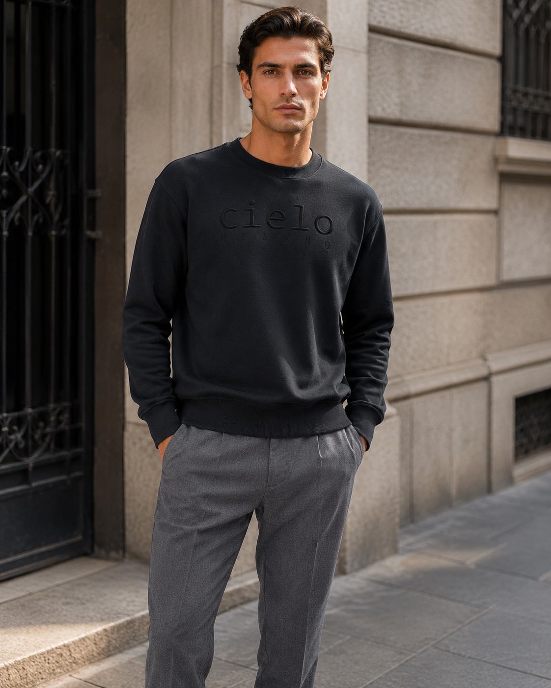 Sweatshirt Scala Negro