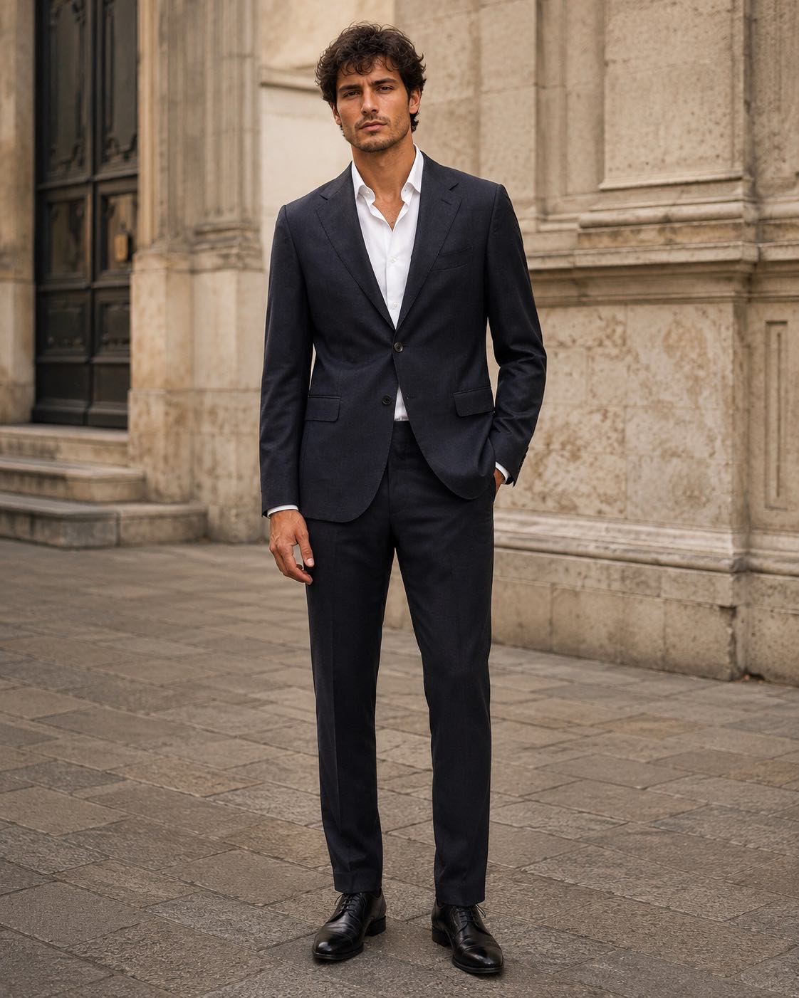 Traje Scala Azul Marino