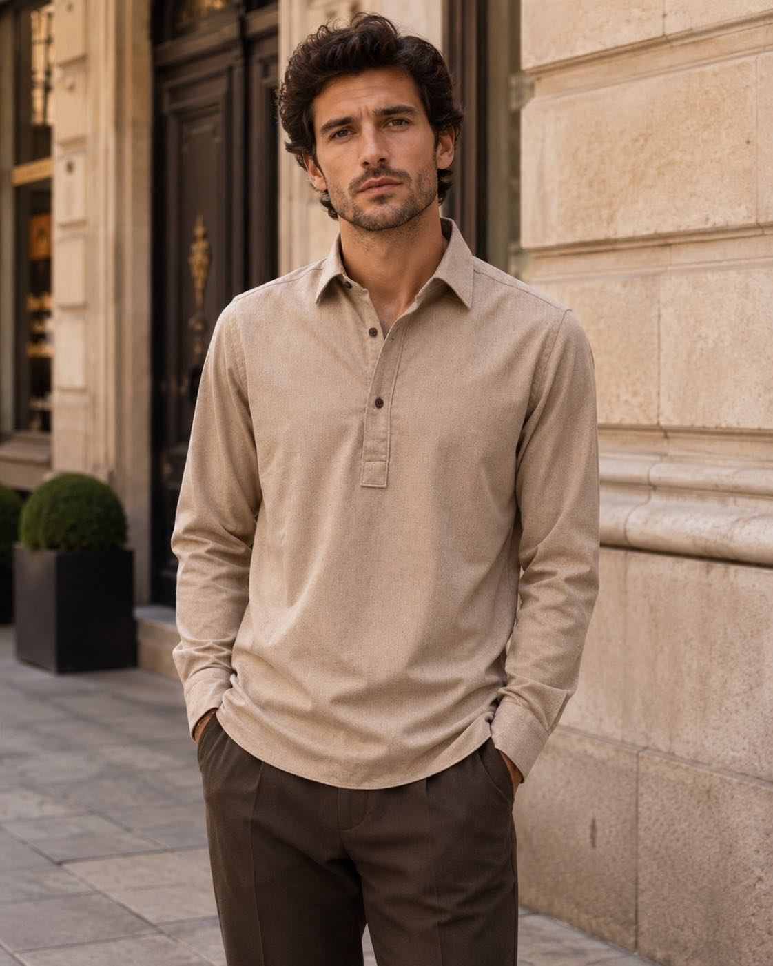 Polo Brera Manga Larga Arena