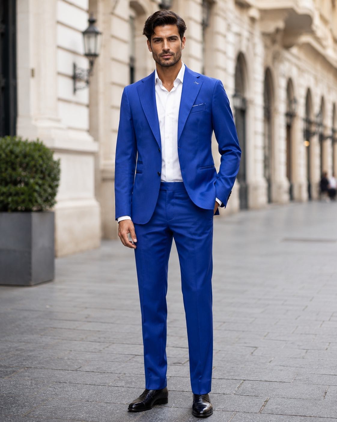 Traje Scala Azul Royal
