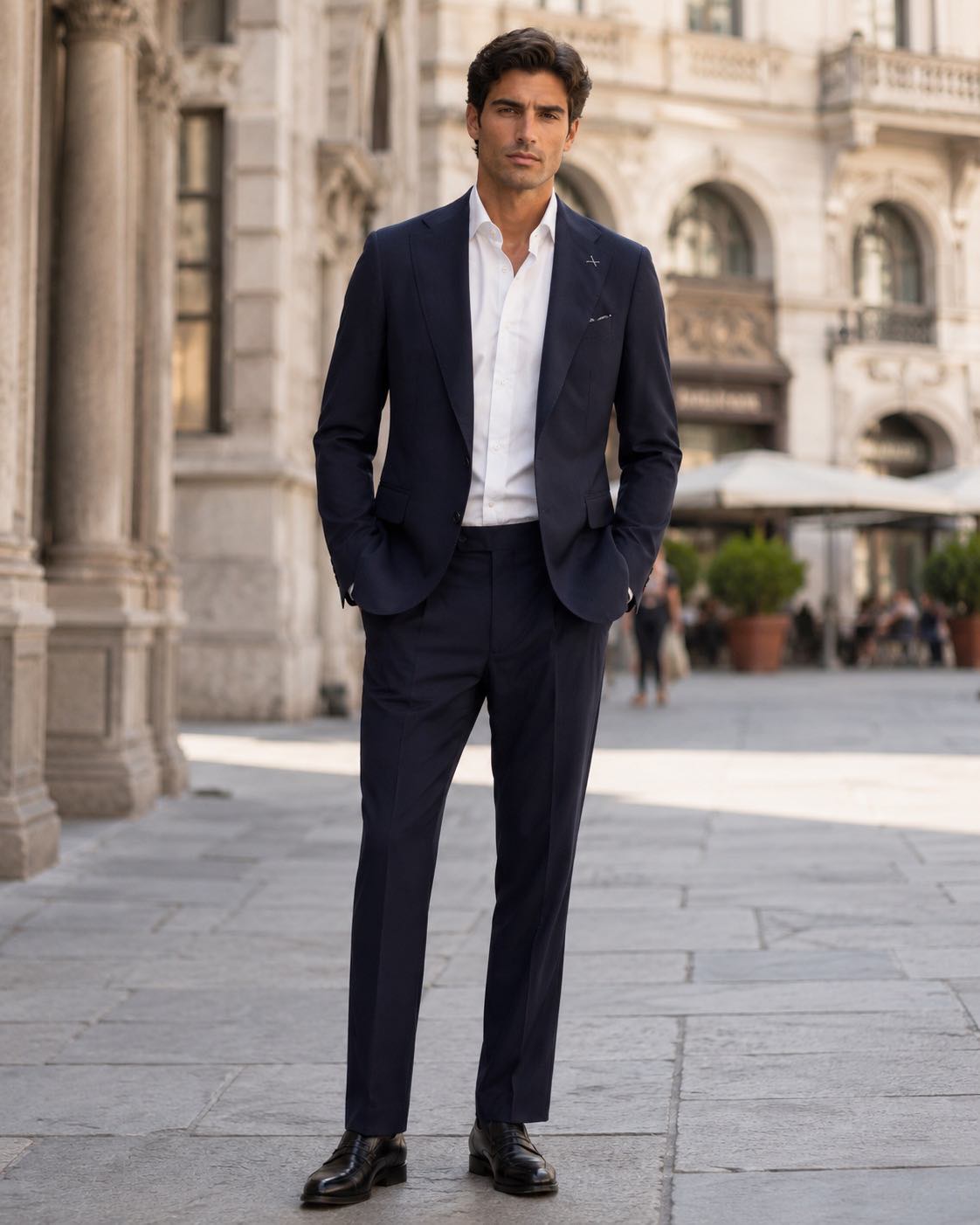 Traje Brera Azul Marino Ejecutivo