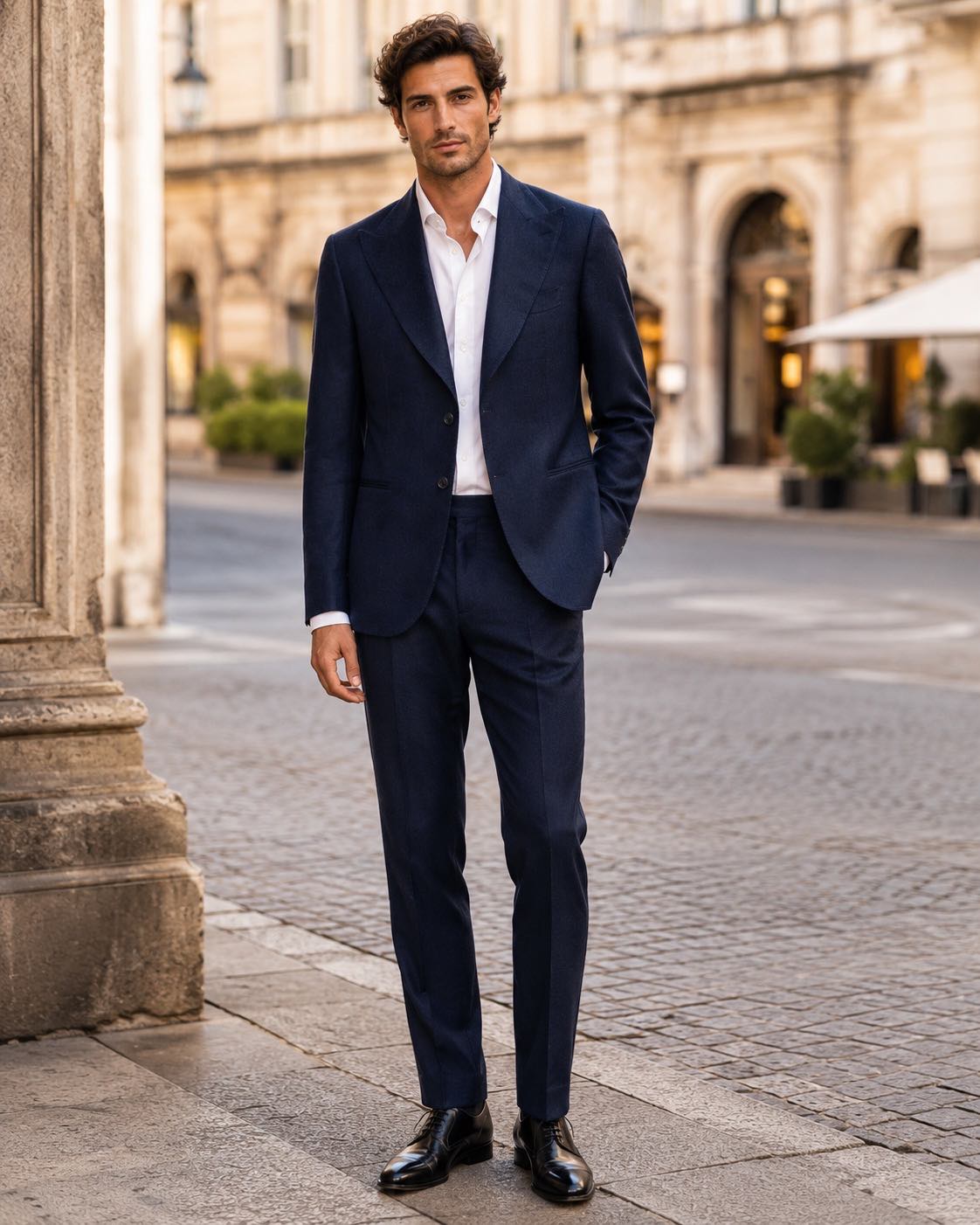 Traje Naviglio Azul Peak