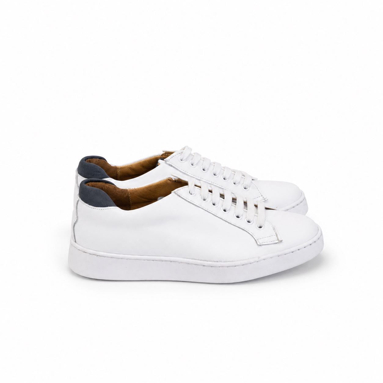Sneaker Naviglio Blanco Talon Azul