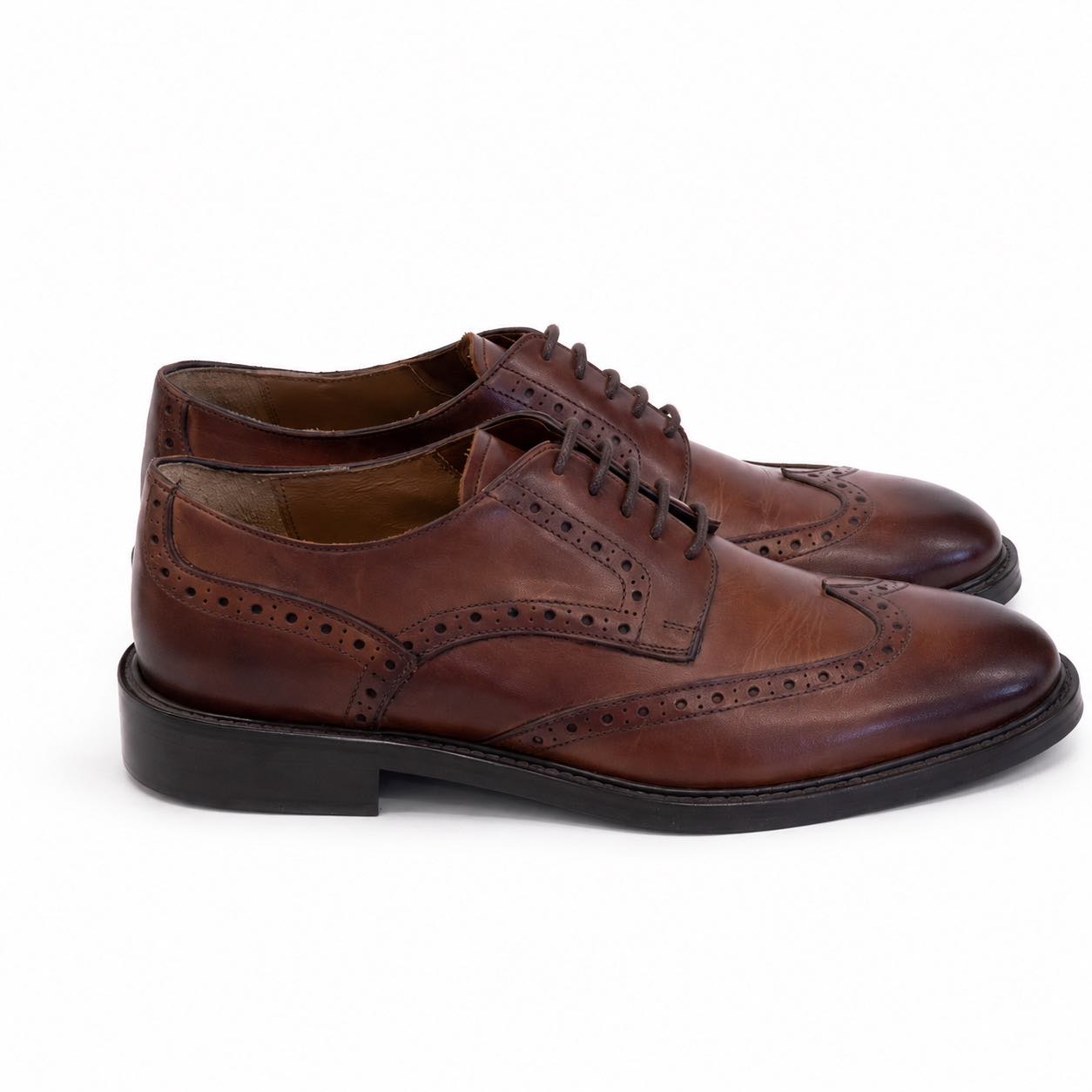 Brogue Duomo Cuero Cognac